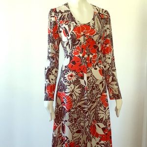 1970’s Vintage floral full length dress